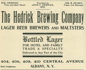 1907 Hedrick Brewing Ad